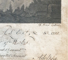 Load image into Gallery viewer, His Royal Highness George Prince Of Wales Large Equestrian Portrait Copper Engraving 1755