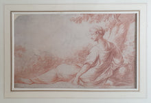 Load image into Gallery viewer, 18th.Century French School Red Chalk Drawing Circle Of François Boucher Circa.1750