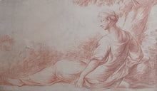 Load image into Gallery viewer, 18th.Century French School Red Chalk Drawing Circle Of François Boucher Circa.1750