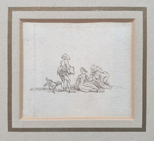 Load image into Gallery viewer, Thomas Ross Fl.1730-1757 Pen And Ink Figure Studies