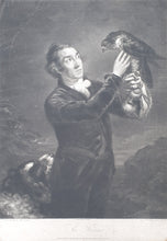 Load image into Gallery viewer, The Falconer 18th.Century Mezzotint Engraving By SW Reynolds After James Northcote 1797