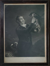 Load image into Gallery viewer, The Falconer 18th.Century Mezzotint Engraving By SW Reynolds After James Northcote 1797