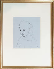 Load image into Gallery viewer, Ronald Searle Pen And Ink Study Of A Young Woman Circa.1950