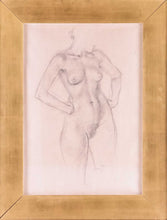 Load image into Gallery viewer, Robert Sargent Austin R.A. Pencil Study Female Nude 1947