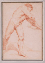 Load image into Gallery viewer, Carlo Cignani 17th.Century Red Chalk Study Of An Archer Drawing A Bow