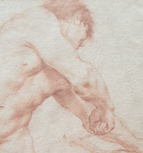 Load image into Gallery viewer, Carlo Cignani 17th.Century Red Chalk Study Of An Archer Drawing A Bow
