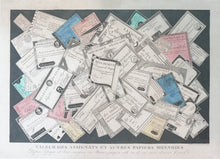 Load image into Gallery viewer, Benizy Late 18th.Century French  Trompe L'Oeil Copper Engraving Revolutionary Assignats 1797