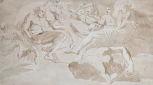 Load image into Gallery viewer, James Barry R.A. Pen And Ink Drawing Apollo And Artemis Circa.1770