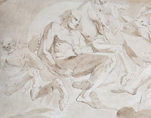 Load image into Gallery viewer, James Barry R.A. Pen And Ink Drawing Apollo And Artemis Circa.1770
