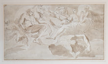 Load image into Gallery viewer, James Barry R.A. Pen And Ink Drawing Apollo And Artemis Circa.1770
