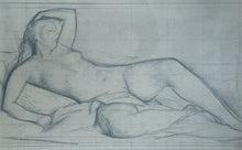 Load image into Gallery viewer, James Stroudley R.B.A Reclining Nude Study Circa.1945