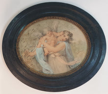 Load image into Gallery viewer, Francesco Bartolozzi R.A. 18th.Century Pencil And Watercolour Drawing Cupid Disarmed By Euphrosne Circa.1790