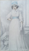 Load image into Gallery viewer, R Cosway Pencil And Watercolour Portrait Mary Pilkington