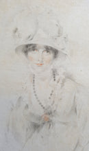 Load image into Gallery viewer, George Henry Harlow Pencil Portrait Study Of A Young Woman 1815