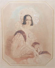 Load image into Gallery viewer, Alfred Edward Chalon R.A Watercolour Portrait Of A Lady 1836
