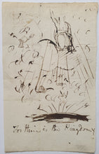 Load image into Gallery viewer, Benjamin Robert Haydon Pen And Ink Study "For Thine Is The Kingdom"