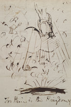 Load image into Gallery viewer, Benjamin Robert Haydon Pen And Ink Study "For Thine Is The Kingdom"