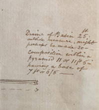 Load image into Gallery viewer, 18th.Century British School Pen And Ink Design For A Fountain Dedicated To Neptune