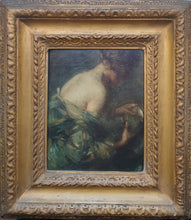 Load image into Gallery viewer, Cecil Rea The Crystal Gazer Oil On Panel Circa.1910