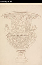 Load image into Gallery viewer, Thomas Rowlandson Pen And Ink Study Of An Urn With Putti And Acanthus Circa.1800