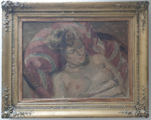 Load image into Gallery viewer, Anthony Devas A.R.A Oil Study Of The Artists Wife Nicolette Macnamara Circa.1935