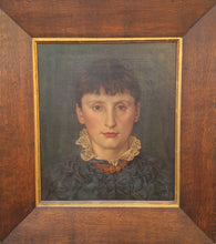 Load image into Gallery viewer, Thomas Matthews Rooke R.W.S Oil Portrait Of Frances Jones 1881