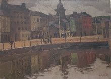Load image into Gallery viewer, Edward Morland Lewis Early 20th.Century Oil Landscape Painting Waterford Harbour Ireland