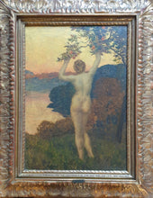 Load image into Gallery viewer, Émile René Ménard Female Nude Oil Study L'Automne 1912