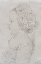Load image into Gallery viewer, Giles Hussey 18th.Century Pencil Portrait Study Of An Infant 1746