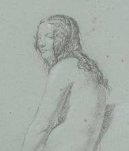 Load image into Gallery viewer, Abraham Cooper R.A. 19th.Century British School Female Figure Study 1860