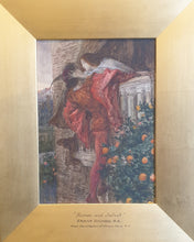Load image into Gallery viewer, Frank Dicksee Watercolour Drawing Romeo And Juliet