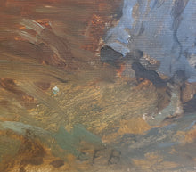 Load image into Gallery viewer, Edward Frederick Brewtnall R.W.S. R.B.A Oil Sketch King Lear Act III Scene 4. Circa.1892