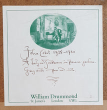 Load image into Gallery viewer, John Collet Grey Wash Watercolour Drawing A Lady And Gentleman Walking In A Pleasure Garden Circa.1760