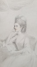 Load image into Gallery viewer, Ozias Humphry R.A Portrait Study Of Julia Eyre Wife Of Robert 10th Earl Of Kinnoull Circa.1779.