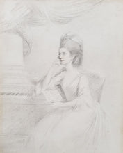 Load image into Gallery viewer, Ozias Humphry R.A Portrait Study Of Julia Eyre Wife Of Robert 10th Earl Of Kinnoull Circa.1779.