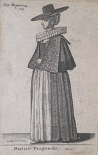 Load image into Gallery viewer, Wenceslaus Hollar
Theatrum Mulierum A Group Of 13 Framed 17th.Century Etchings Published By Henry Overton 1643.