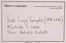 Load image into Gallery viewer, Vere Lucy Temple Watercolour Drawing Matilda And Her Kittens Circa.1935