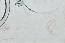 Load image into Gallery viewer, "Won By A Neck" Late 19th.Century Cycling Watercolour Circa.1890