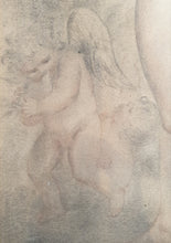 Load image into Gallery viewer, Giovanni Battista Cipriani R.A. Large Chalk Drawing Venus And Cupid Circa.1780