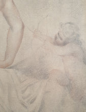 Load image into Gallery viewer, Giovanni Battista Cipriani R.A. Large Chalk Drawing Venus And Cupid Circa.1780