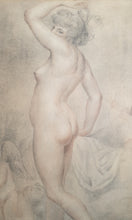 Load image into Gallery viewer, Giovanni Battista Cipriani R.A. Large Chalk Drawing Venus And Cupid Circa.1780