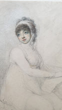 Load image into Gallery viewer, Richard Cosway R.A. Pencil And Watercolour Portrait Of A Lady Circa.1790