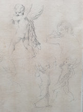 Load image into Gallery viewer, Giovanni Battista Cipriani R.A Sheet Of Neoclassical Studies Of Cupids Circa.1780
