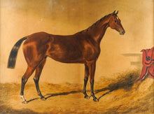 Load image into Gallery viewer, John Joseph Fonseça Pair Of Watercolour Horse Portraits Madras 1866