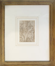 Load image into Gallery viewer, Cesare Nebbia 16th.Century Italian Mannerist Pen And Ink Drawing Christ Before Pilate Circa.1560