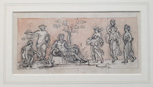Load image into Gallery viewer, Robert Smirke R.A. Pen And Ink Drawing A Classical Frieze Circa.1790