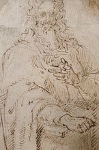 Load image into Gallery viewer, Workshop Of Bartolomeo Passarotti Bolognese School 16th.Century Pen And Ink Drawing Circa.1560
