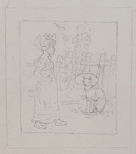 Load image into Gallery viewer, Kate Greenaway A Group Of Ten Original Drawings For The Story Of A Good Girl & The History Of A Bad Girl Circa.1886