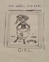 Load image into Gallery viewer, Kate Greenaway A Group Of Ten Original Drawings For The Story Of A Good Girl & The History Of A Bad Girl Circa.1886
