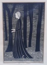 Load image into Gallery viewer, Hannah Frank Glasgow School Lithograph Woman And Trees 1931